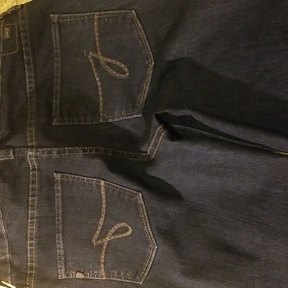 WAS  $89  JAG JEANS Sz 10 Low Rise Boot Leg  Dark wash zipp… - Picture 15 of 17